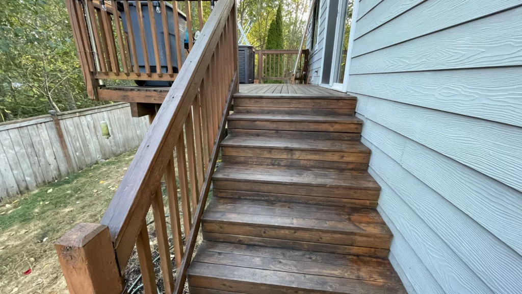 Finished Deck (Stairs View)