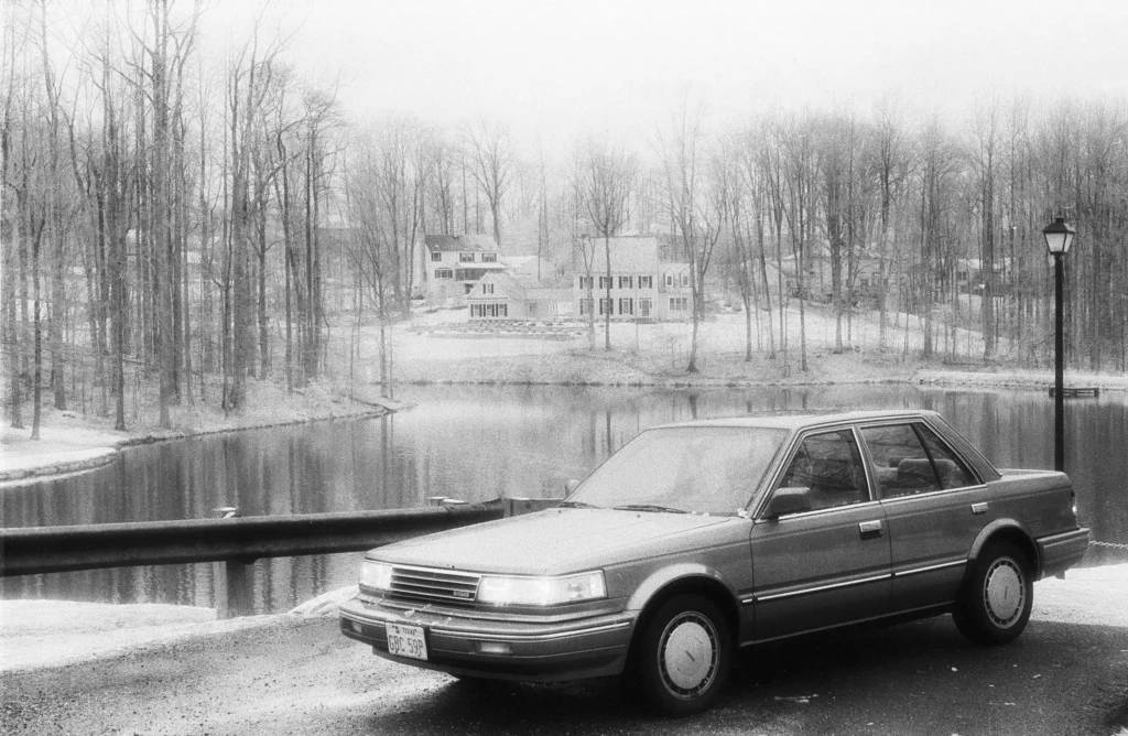 Infrared Photo of a Car