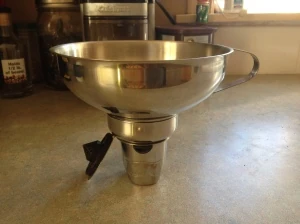 Norpro Stainless Steel Funnel with Removable Spout with Ekobrew stainless steel K-Cup