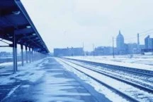 Train Tracks. Tungsten Slide Film is meant for use with incandescent lighting.