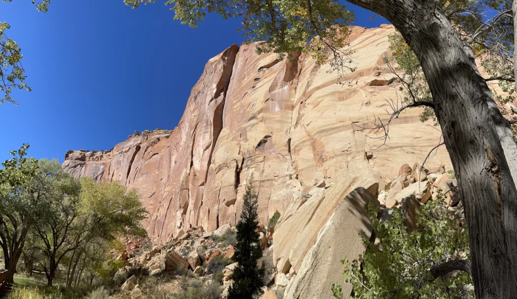 Amazing Blue Sky Capitol Reef National Park Utah