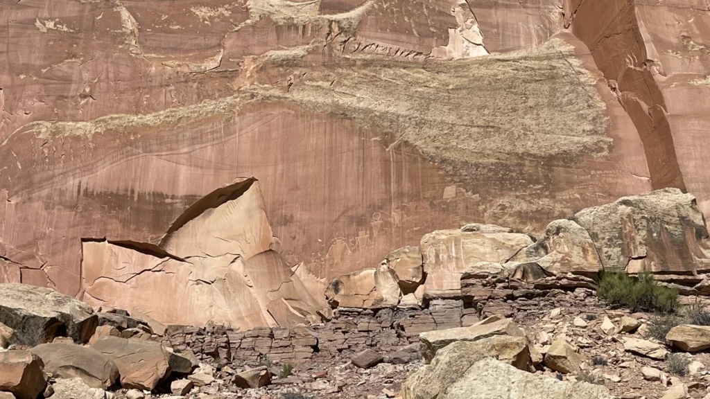 Petroglyphs Capitol Reef National Park Utah