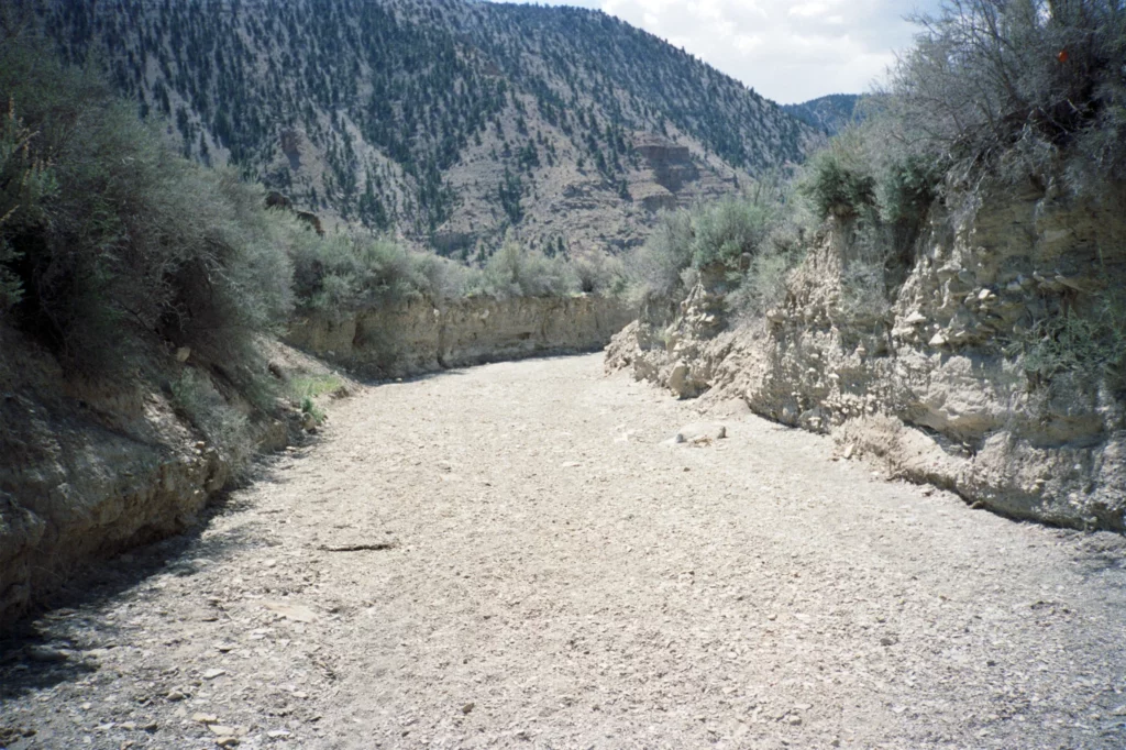 Dry Riverbed in Nine Mile Canyon Utah