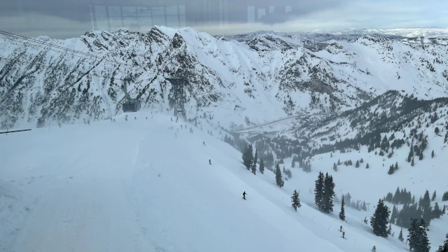 At the top of Snowbird (3353 m)