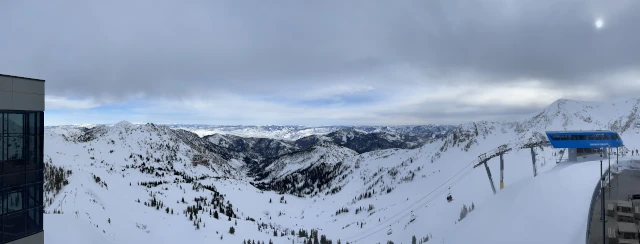 At the top of Snowbird (3353 m)