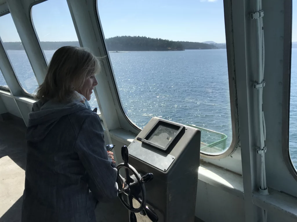 Sheryl at the Helm