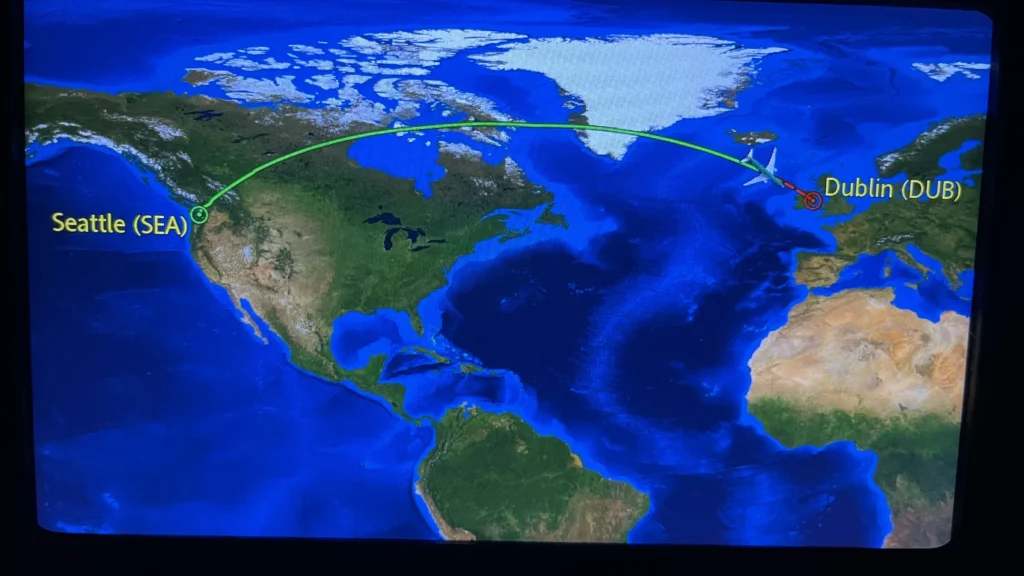 Getting There: The long flight to Dublin